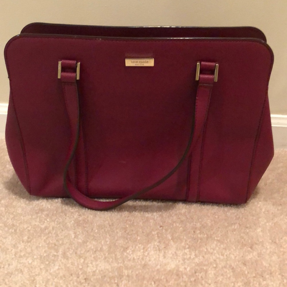 Kate Spade Burgundy Shoulder Bag